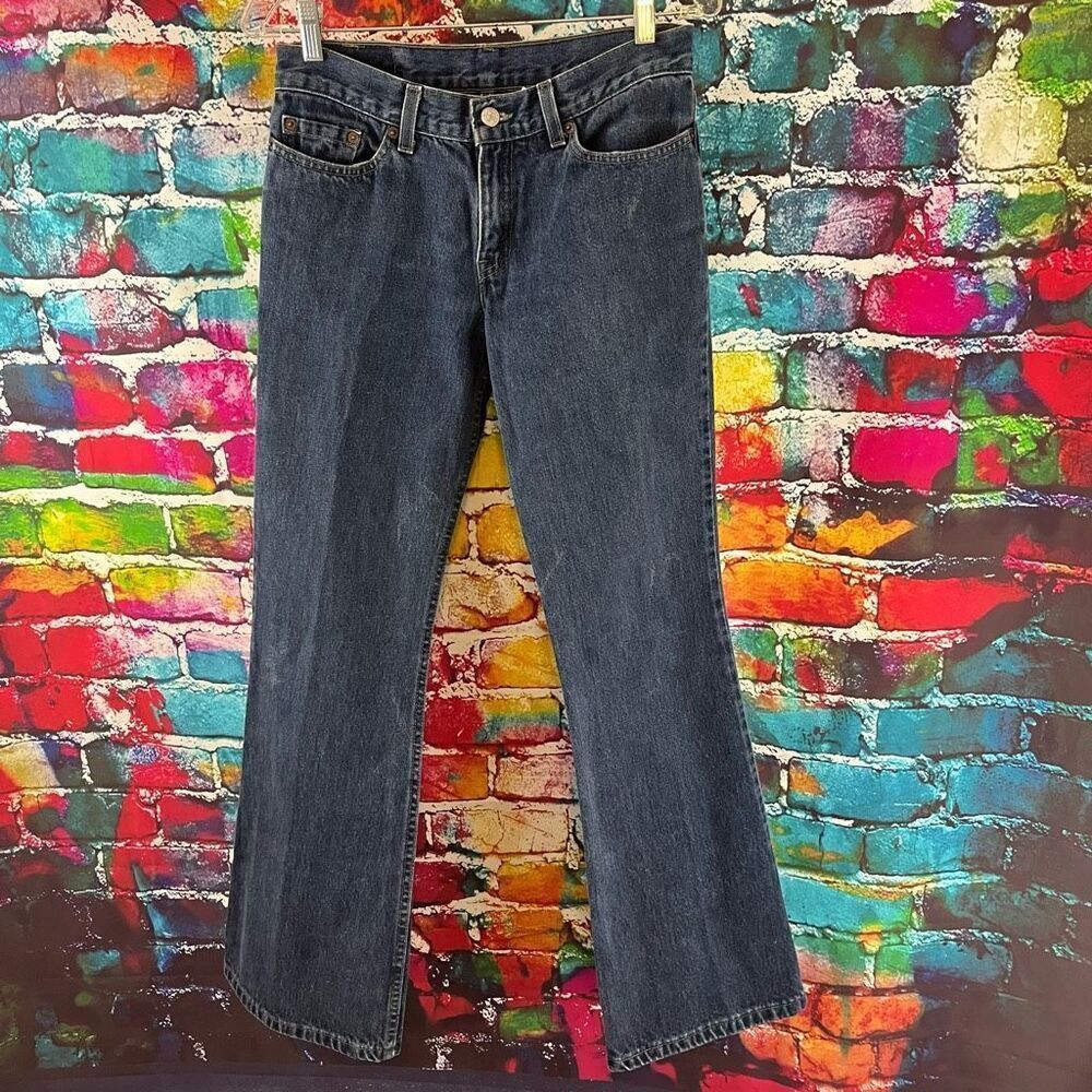 Vintage Levi’s 514 SuperLow Flared Leg Jeans Y2K Made in USA 7 Jr. M